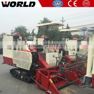32hp Full Feeding 0.5m3 Grain Tank Mini Rice Wheat Combine Harvester thumbnail-2