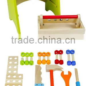 Creative DIY Wooden Tool Table Assembly Toy Disassembling Screw Toys thumbnail-4