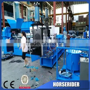 Waste Plastic LDPE HDPE Nylon Bags Three Stage Water Ring Hot Cut Pellletizing Recycling Line With High Output Low Price thumbnail-4