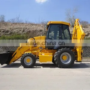 Hydraulic Joystick Operating Tractor Back Hoe Loader Model Wz30-25, 4 Wheel Drived,with CE Certification thumbnail-2
