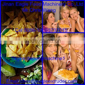 Popular Fried Snack Pellet Chips Food "Doritos/Tortilla/ Corn Chips" Processing Line thumbnail-5
