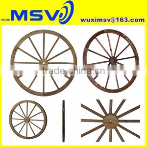 Wall Hanging Decorative Wood Wheel thumbnail-1