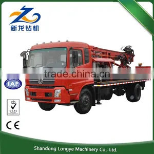Low Price 350M Cheapest Used Truck Mounted Water Well Drilling Rig SLY300 for Sale thumbnail-3