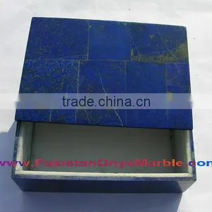 Wholesale Newly Modern JEWELRY BOXES LAPIS LAZULI HANDICRAFTS thumbnail-4