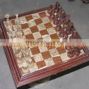 Bottom Price New Type ONYX CHESS BOARDS WITH FIGURES thumbnail-2