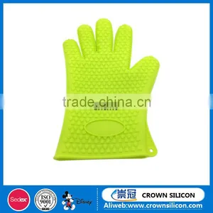 FDA Heat Resistant Silicone Cooking Baking Gloves for Oven Mitt thumbnail-5