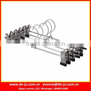 Double Pegs Trousers Metal Clothes Hangers thumbnail-1
