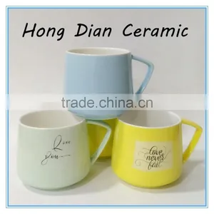 Chaozhou Ceramic Mug Funny Shaped Ceramic Coffee Mug,New Promotional Shaped Milk Mug , Facial Expression Mug thumbnail-1