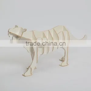 Wood Carving Living Tiger Shape Arts Design, Yiwu Factory Direct Wholesale Price With Good Quality thumbnail-2