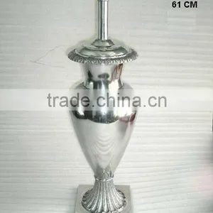 Mirror Polish Cast Aluminium Table Lamp Base Also Available in Mat Finish thumbnail-1