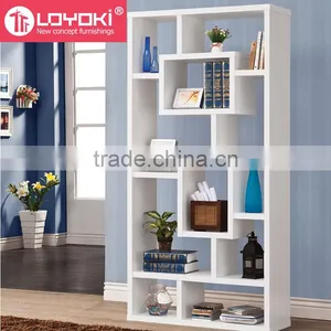 Book Display Shelf Home Furniture Wholesale Hot Sale Easy Assembly Wooden Bookstore 4 Tier Bookcase thumbnail-1