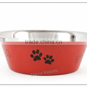 Stainless Steel Pet Bowl - Color thumbnail-2