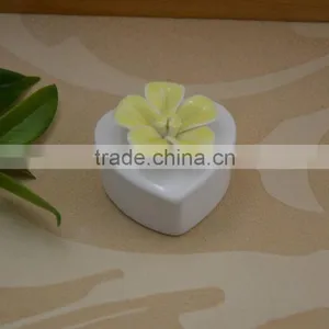 New Style Ceramic Jewel Box & Ceramic Trinket Box With Flower Shape thumbnail-3