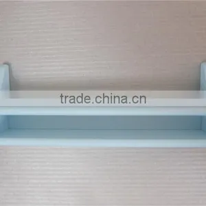 Red Decorative Wall Shelf Wood Nursery Wall Shelf thumbnail-5