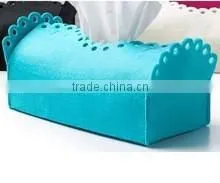 2017 Hot New Products Website China Supplier Wholesale Eco-friendly Felt Dinner Napkin Box Facial Mini Tissue Box thumbnail-1