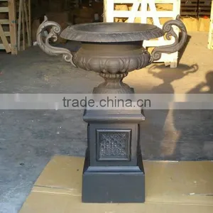 Cast Iron Flower Pot, Garden Planter/Urn thumbnail-6