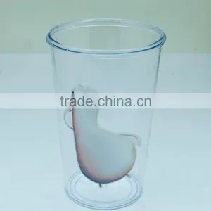 Hot Sale Clear Glass Food Grade Custom Glass Mugs With Color Changing thumbnail-2