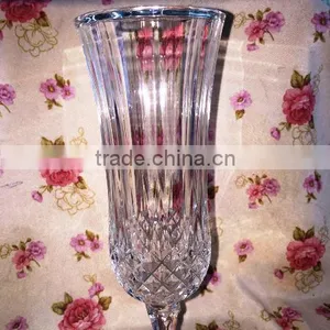 2015 New Design Clear Embossed Champagne Glass Cup &Wine Glass & Goblet thumbnail-2