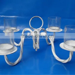 Candle Holder With Glass thumbnail-1