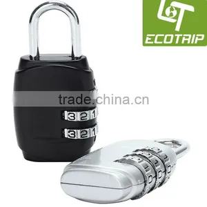 Zinc-Alloyed 3-Dial Combination Shackle Travel Security Lock thumbnail-1