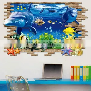 Removable Self Adhesive 3D Wall Paper , Wall Sticker for Kids thumbnail-5