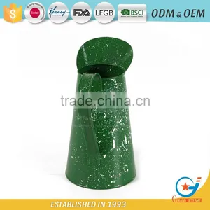 Garden Iron Powder Coating Green Bottles and Jug for Flower Metal Water Jugs thumbnail-4