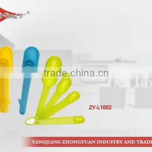 4-pc New Design Plastic Measuring Spoon Set thumbnail-1