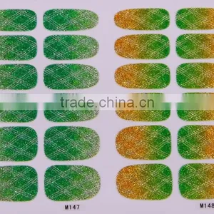 Hot Selling Gradient Color Nail Sticker for Girls, Gradient Nail Stick Fashion Nail Art Decals thumbnail-4