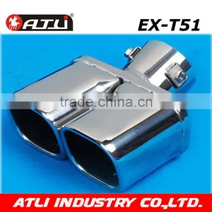 Double Square Car Exhaust Pipe Exhaust Muffler thumbnail-1