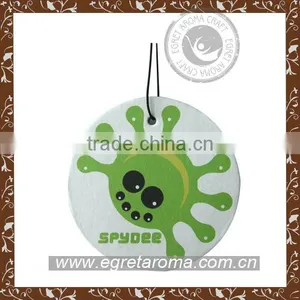 EA1-1005 Round Cotton Paper Hanging Car Air Freshener thumbnail-1