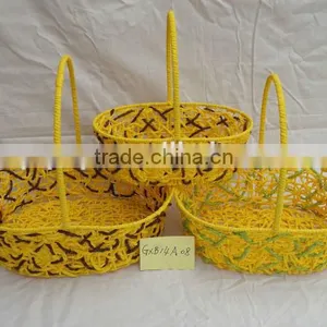 Paper Rope Storage Gift Basket thumbnail-1