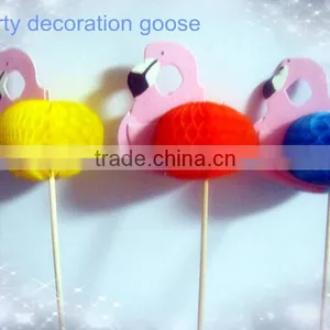 Small Decorative Cocktail Goose Stick thumbnail-1