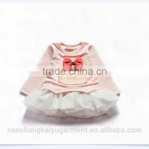 Wholesale Baby Clothes 100%cotton 6 Months Baby Bottoming Shirt Cartoon One or Two 0-1-2-3 Weeks Bansui Female Kids Clothing thumbnail-1