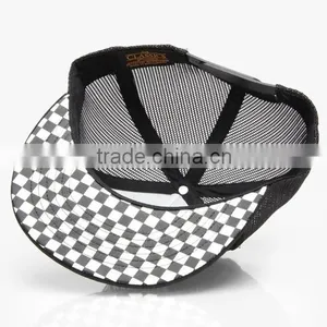 Cheap Flat Brim 100 Polyester Trucker Cap thumbnail-4