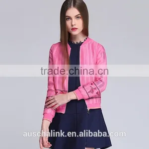 Latest Korean Style Classic Fashion Embroidered Casual Jacket Customized thumbnail-2