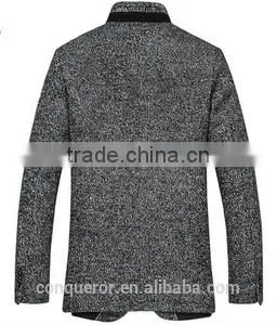 Men's Grey Suit, Notch Label Made to Measure Suit . BCT010 thumbnail-2