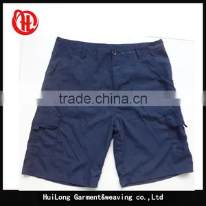 6 Pocket TC Canvas Mens Wholesale Plain Cargo Shorts Bermuda Shorts thumbnail-2