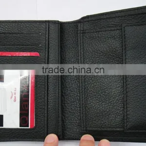 Fashion Men Cowhide Skin Purse Leather Bag for Money thumbnail-4