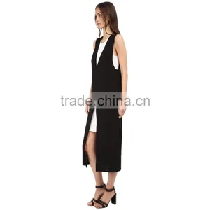 2016 Whlolesale China Casual Dress Long Black Maxi Dress Two Piece Dress thumbnail-3
