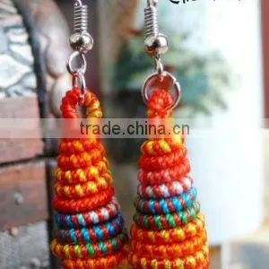 Vintage Style Tower Pendant Earrings.Holiday Gifts thumbnail-1