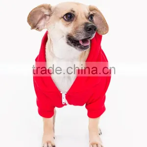 Fleece Dog Zip Hoodie Pet Clothes Dog Wholesale Dog Clothes thumbnail-1