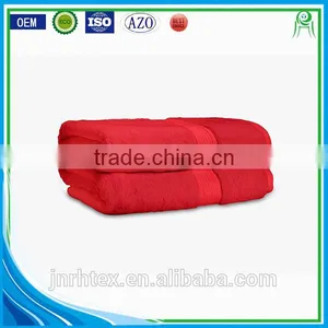 Quality Texitile Custom Own Design Solid Color Plain Cotton Towel Bath thumbnail-6