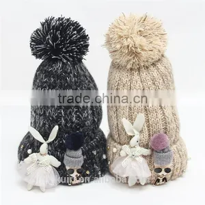 Beanie Winter Kniting Hat With Ball Hip Hop Dancing British Flag Stars Unisex Men Womens Beanies Accessories thumbnail-2