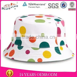 Wholesale Design Your Own 100% Cotton Polo Bucket Hats Wholesale Tie Dyed Bucket Hat Custom Print Bucket Hat thumbnail-1