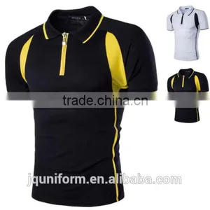 2016 New Mens Short Sleeve Cotton Blend Sport T-Shirts Men Polo t Shirts Sports Jerseys Golf Tennis Undershirts thumbnail-1