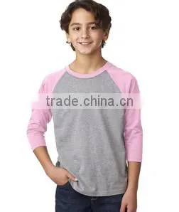 Next Level Apparel Youth CVC 3/4 Raglan Tee - Made From 60% Combed Ring-spun Cotton and 40% Polyester Jersey thumbnail-5