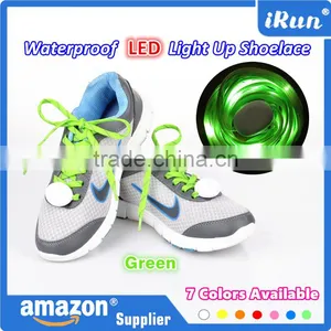 High Quality Nylon LED Shoe Laces - Party Led Flashing Cheerful Lighting Shoelace - Light Up Orange Glowing LED Shoelaces thumbnail-2