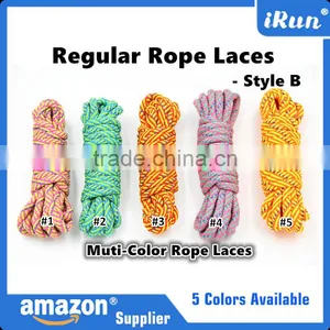 Exercise Rope Shoe Laces for Hiking Walking Safety Running Climbing Boots - Low Price Cord Coiled for Shoelace - 5 Colors thumbnail-4