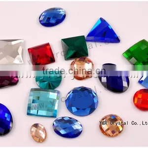 Diamond Rhombus Shape Fancy Hot Fix Rhinestone thumbnail-2