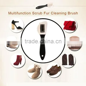 NEW High Quality Multifunctional Scrub Fur Shoes Cleaning Brush Portable Size Snow Boots Suede Shoe Cleaner Cleaning Brush thumbnail-1